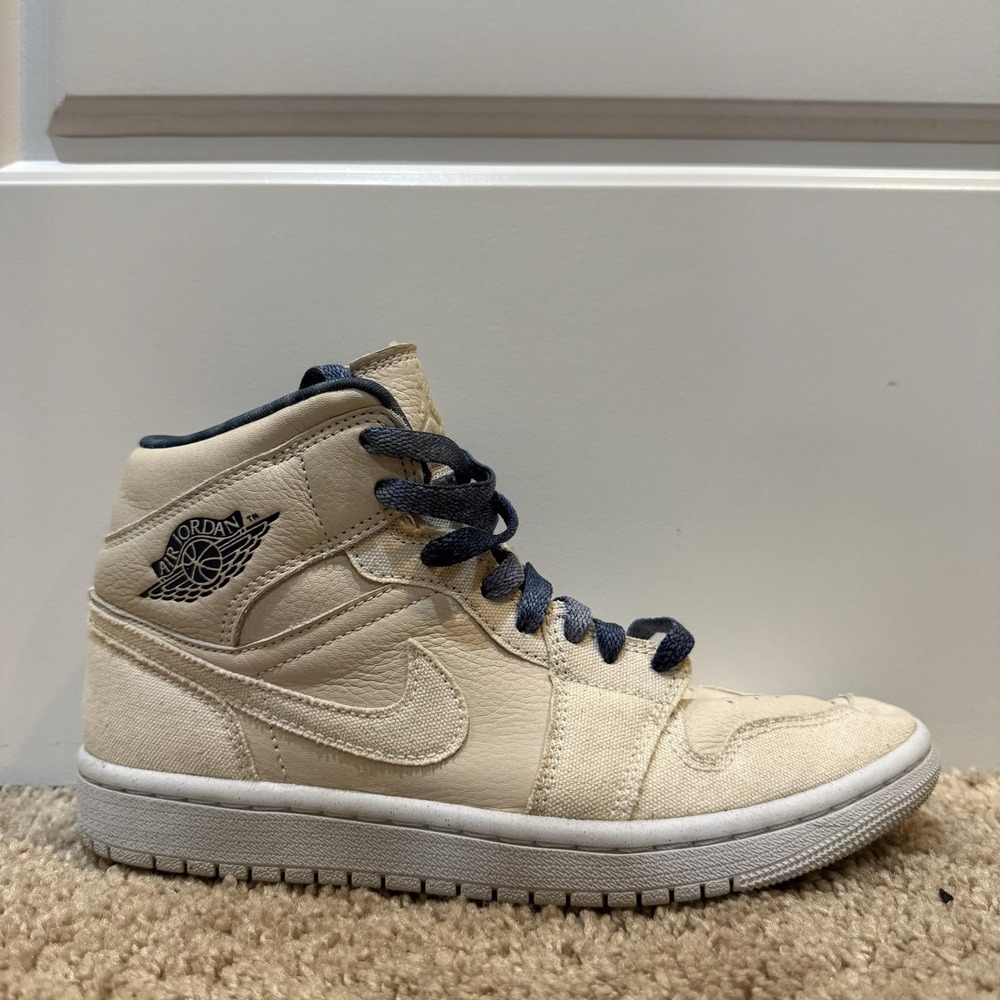 Jordan 1 Sanddrift Womens Size 7 Beige High Top Sneakers DM9126-104